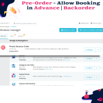 Allow Pre-Booking Products
