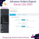 PDF Order Report Export
