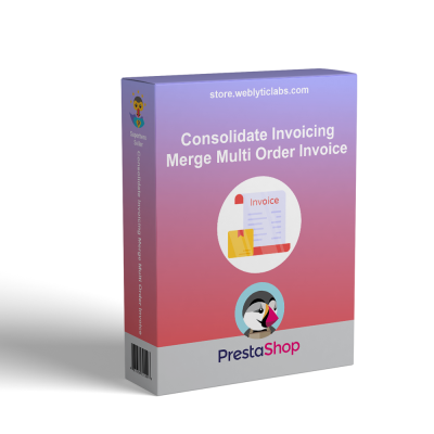 Consolidate Invoicing - Merge Multi Order Invoice