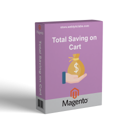 Display Total Savings On Cart Extension Magento 2