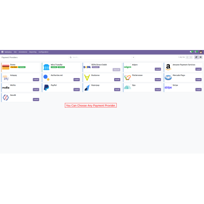 Select a payment provider to apply an additional fee, customizing transaction costs accordingly.