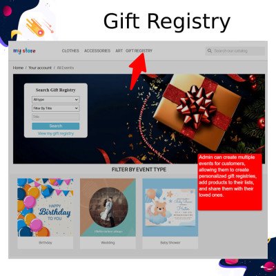 gift registry PrestaShop