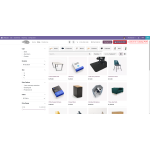 Click the 'Catalog PDF' button displayed on the shop page to access the catalog.