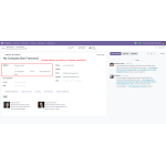 Update the address to match the company warehouse details for accurate inventory tracking.
