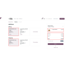 View your updated billing address for confirmation and accuracy.