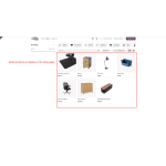 Products are to be displayed on the shop page.