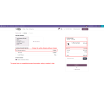 The updated shipping delivery charges are displayed, but the quote button is unavailable because the hidden setting is enabled.