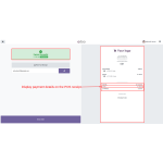 Display payment information in the POS receipt.