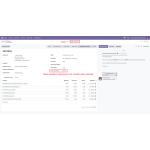 Link the sales quotation reference to the created sales estimate, then click 'Quotation'.