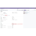 Navigate to the Other Info tab and view the source document in the Tracking section.