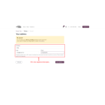 Complete the required information fields.