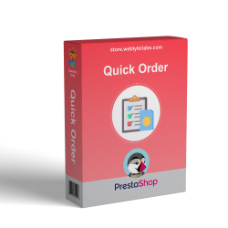 Prestashop Quick Order Form | B2B Fast Checkout | Easy Bulk Buy Module