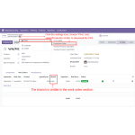 To download the Production Order PDF, view the branch in work orders, click settings, and select 'Print'.