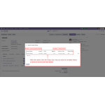 The complete product invoice history is available after clicking the history icon.