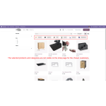 Selected customers will not see specific products and categories due to restricted visibility settings.
