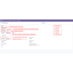 Admin sets the fee name, selects a product, enters the amount, and chooses the customer.