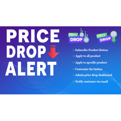 Get Notified of Price Drops | Shopify Price Alert Tool