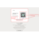 Two payment methods are available: QR Scan and manual web login. Customers choose manual web login to proceed.