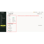 Merchants can view comprehensive payment details along with their transaction history.