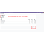 The system provides a detailed view of each order estimate in the backend.