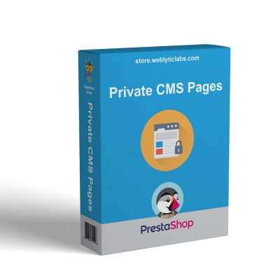 PrestaShop B2B Private CMS Pages - Secure Page - Private Content