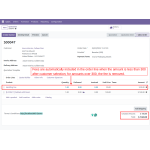 Fees apply only under the minimum order amount.