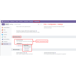 The admin selects the employee commission rule under POS  Configuration Settings.