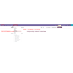 In the backend, click on FAQ Groups under Website Configuration.