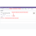 select the FAQs tab to manage question and answer content for your products.