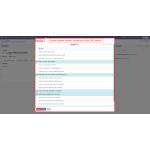 The admin selects product related questions using the Add FAQ wizard in the backend.