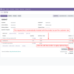 Required fees apply automatically; optional fees are added manually.