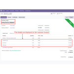 All fee information is visible on the customer invoice, ensuring clarity and accurate billing.
