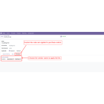 Select the vendor name to apply the fee accurately to that specific vendor.