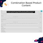 Combination-Based Product Content Manager