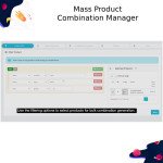 Mass Product Combination Manager for PrestaShop