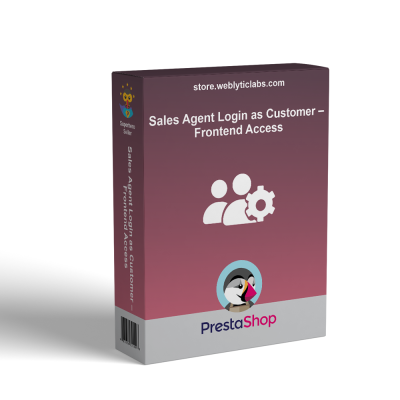 Sales Agent Login as Customer – Frontend Access
