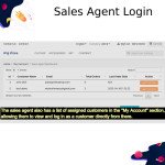 Sales Agent Login as Customer – Frontend Access