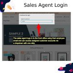 Sales Agent Login as Customer – Frontend Access