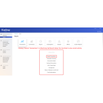 The merchant selects the "Recent Transactions" option on the dashboard to view the latest payment activities.