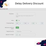 Delayed Delivery Discount Manager for PrestaShop