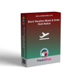 Store Vacation Mode & Hold Orders for PrestaShop