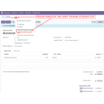 Click the Settings icon, then choose "Generate a Payment Link" to create a secure payment URL for customers.