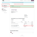 The payment has been completed. The transaction is now confirmed and recorded.