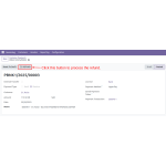 Click this button to initiate the refund process.