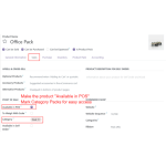 Mark the product as 'Available in POS' and assign a category for quick filtering and easy access.