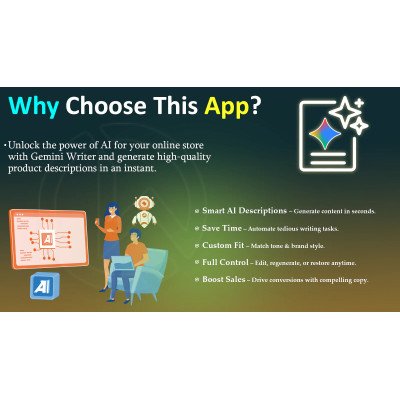 Shopify AI Product Desc Gemini – Auto-Generate Shopify Product Descriptions with Smart Precision