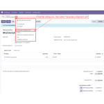 Click the Settings icon, then choose "Generate a Payment Link" to create a secure payment URL for customers