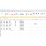 CSV download completed successfully. The file is ready for viewing or processing.
