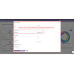 The admin filters products by stock range. The file is available for download in Excel, CSV, or PDF format.