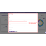 The admin filters products by date range. The file is available for download in Excel, CSV, or PDF format.